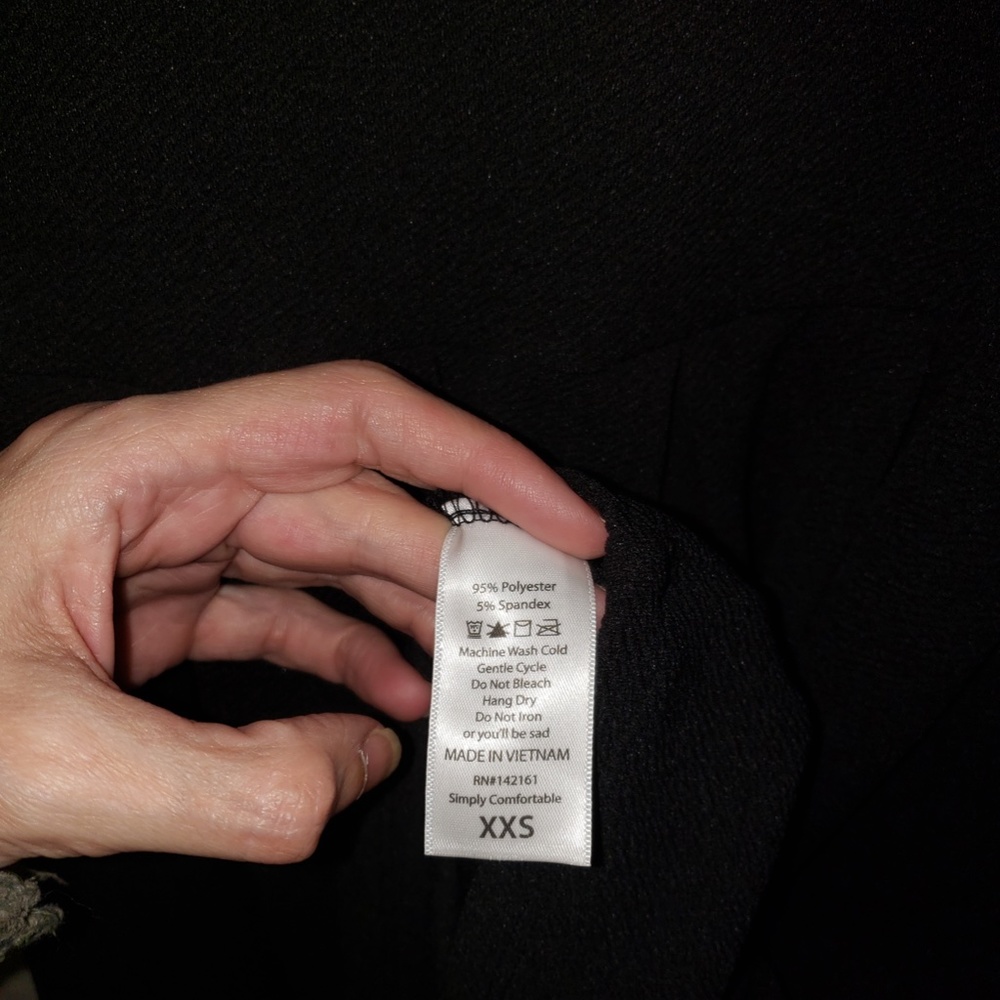 *LuLaRoe* Little Black Dress, XXS - Picture 3 of 5